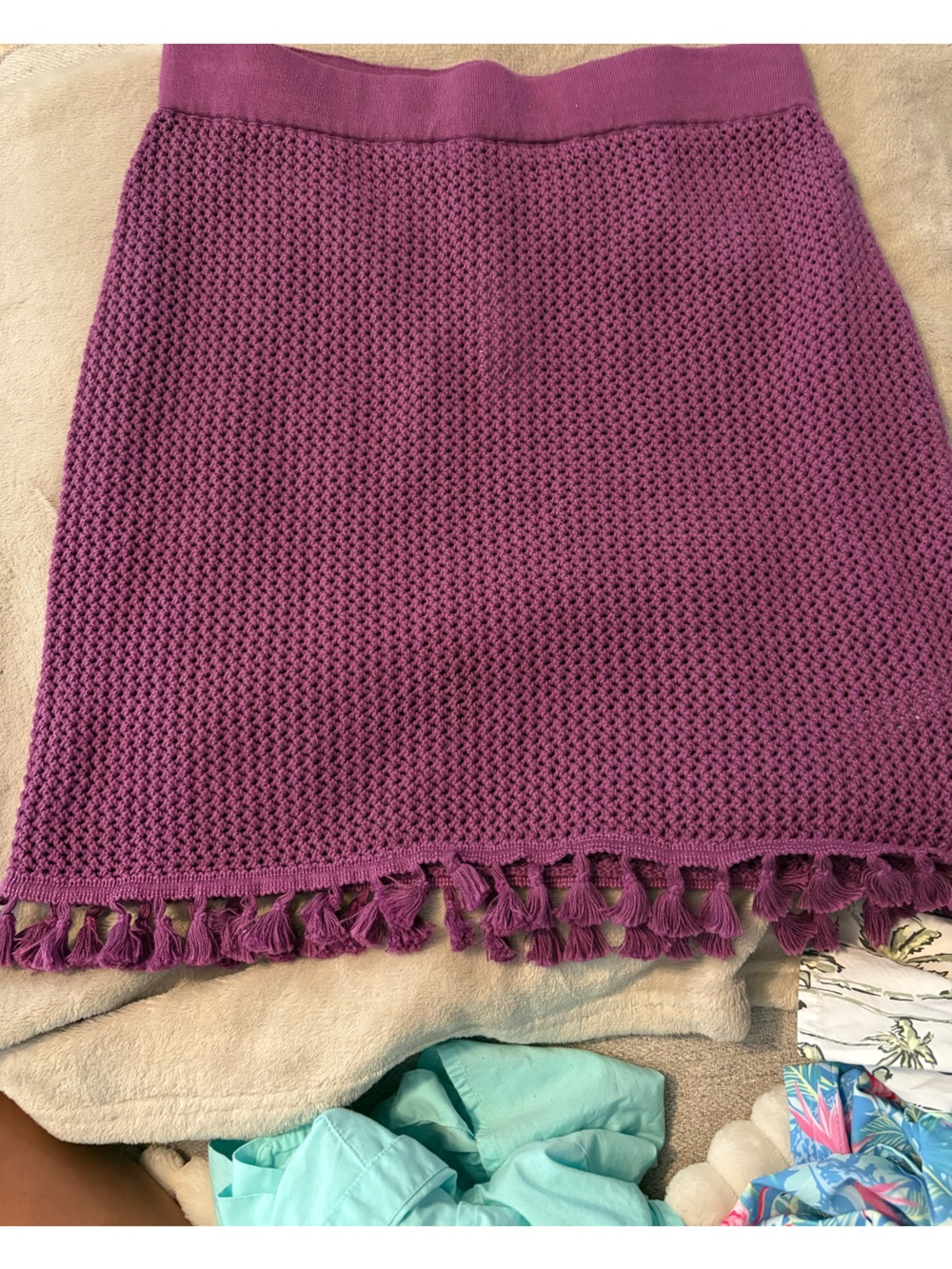 Anthropologie crochet cover up
